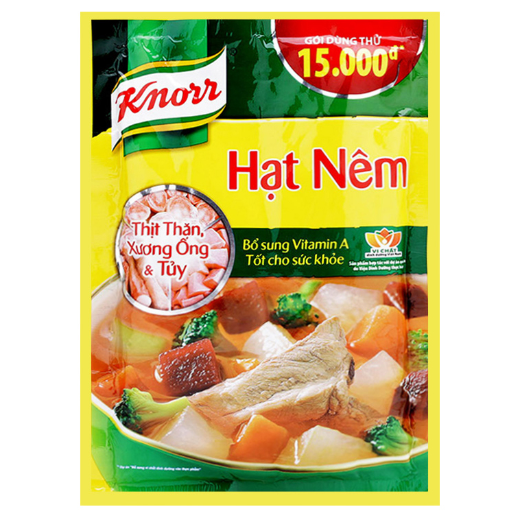 Hạt Nêm Knorr Từ Thịt Thăn, Xương Ống Và Tủy Bổ Sung Vitamin A (170g) - 32010198
