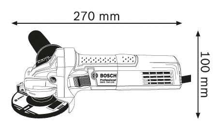 Máy Mài Góc Bosch GWS 750-100 - 06013940K0