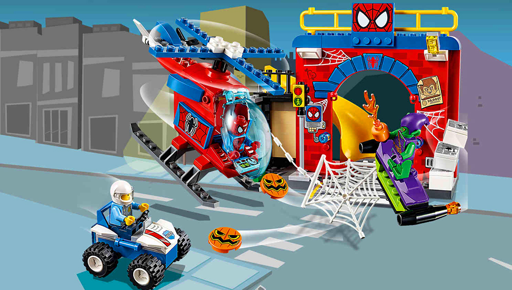 Mô Hình LEGO Juniors - Căn Cứ Của Người Nhện 10687 (137 Mảnh Ghép)