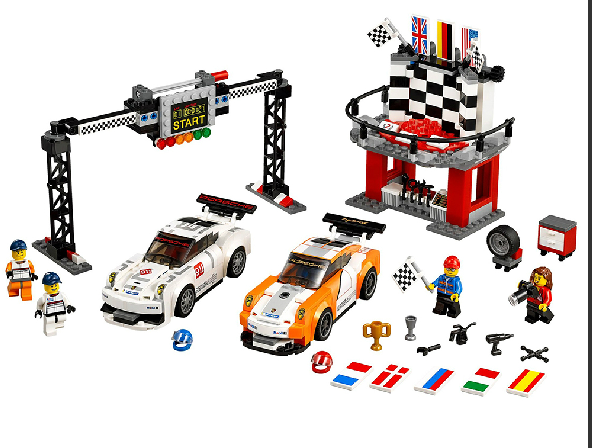 Mô Hình Lego Speed Champions - Đích Đến Porsche 75912 (551 Mảnh Ghép)