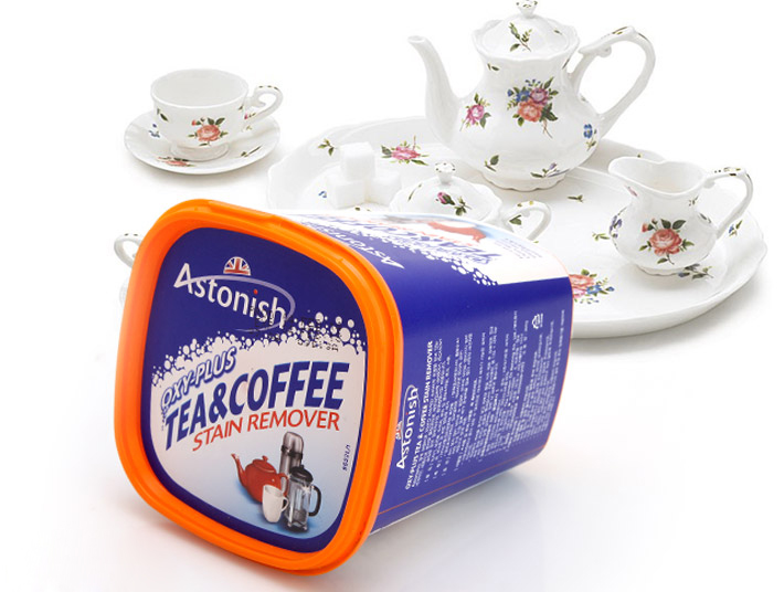 Chất Tẩy Rửa Cặn Trà, Cà Phê Astonish Oxy-Plus Tea & Coffee Stain Remover (350g)