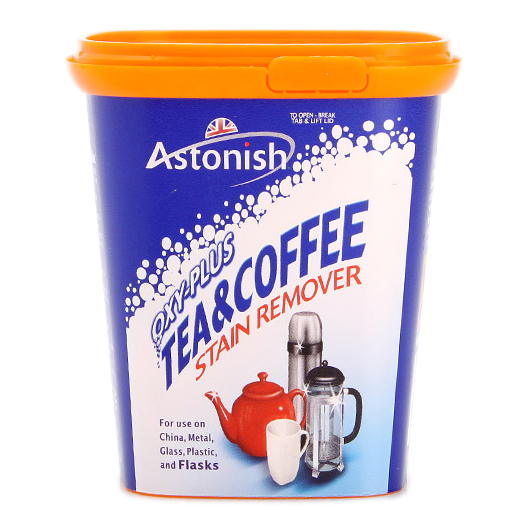 Chất Tẩy Rửa Cặn Trà, Cà Phê Astonish Oxy-Plus Tea & Coffee Stain Remover (350g)