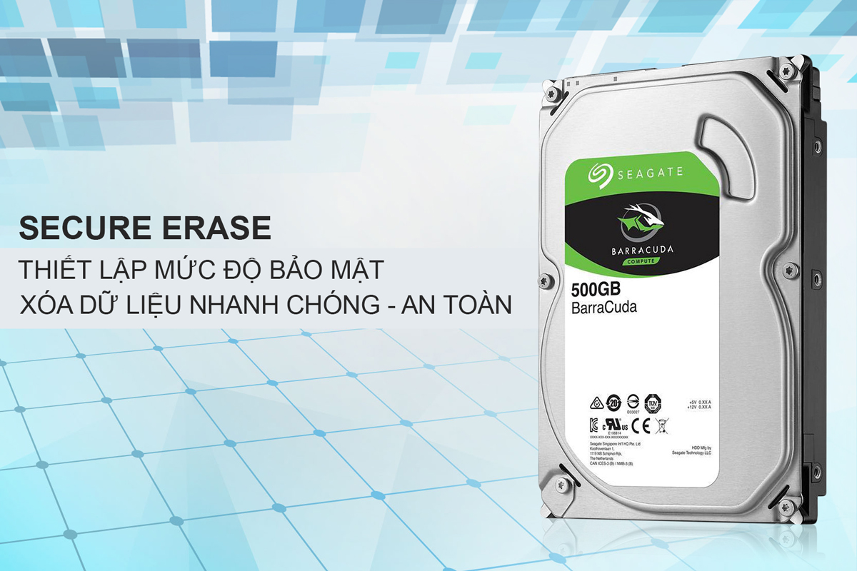 Ổ Cứng Trong Seagate 500GB/64MB/3.5 - ST500DM009