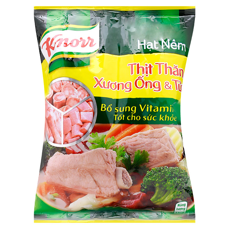 Hạt Nêm Knorr Từ Thịt Thăn, Xương Ống Và Tủy Bổ Sung Vitamin A (1200g) - 32010222
