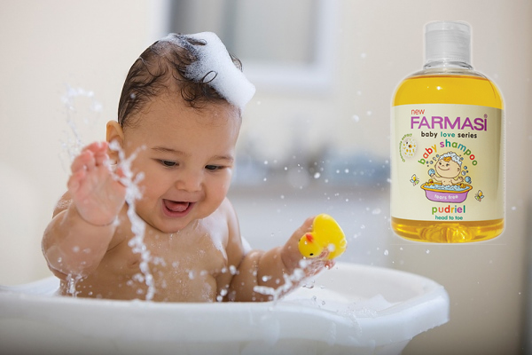 Gel Tắm Gội Trẻ Em Baby Shampoo Pudriel With Chamomile Extract Farmasi 1924POO01 (300ml)