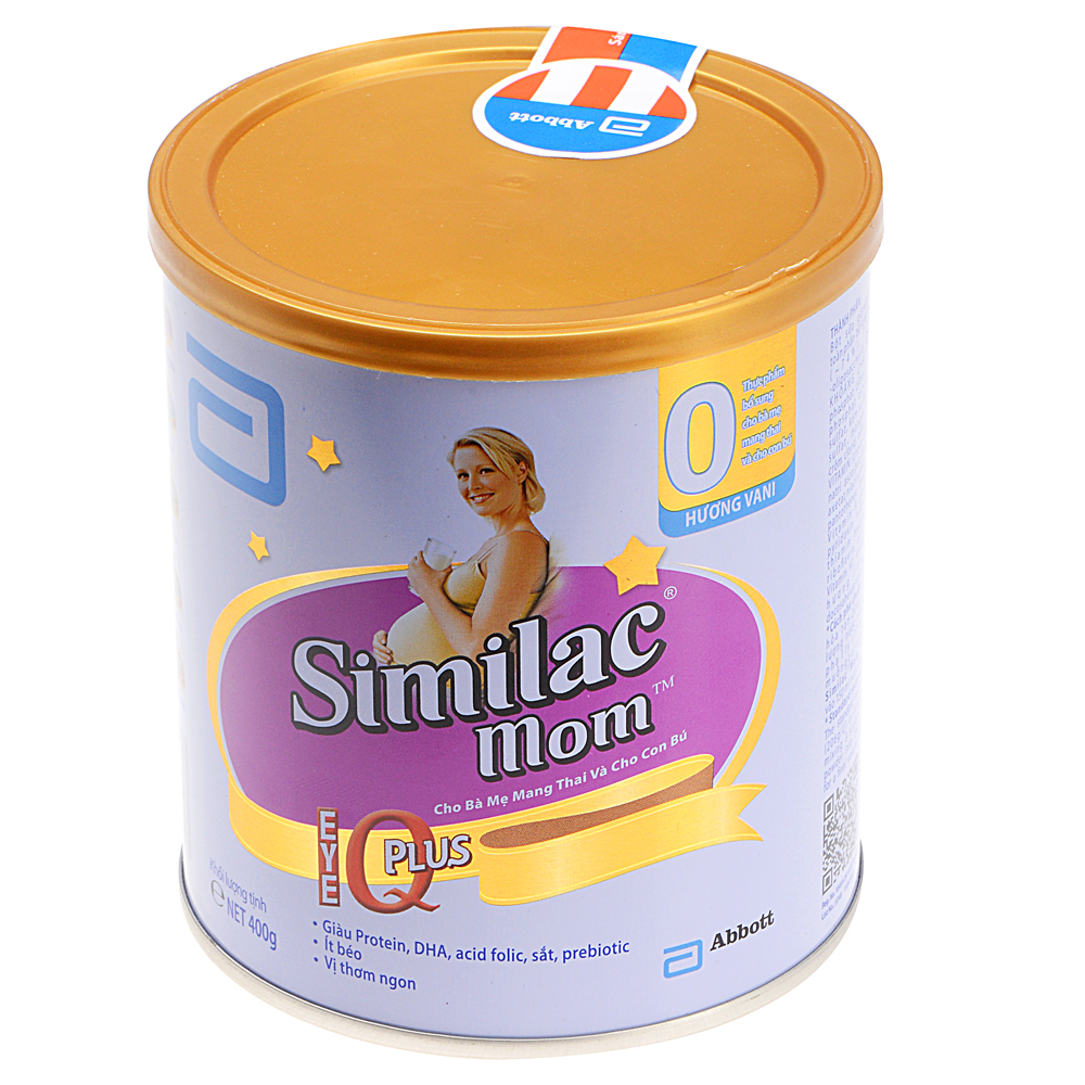 Sữa Bột Abbott Similac Mom SMAS Cho Bà Mẹ Mang Thai Và Cho Con Bú (400g)