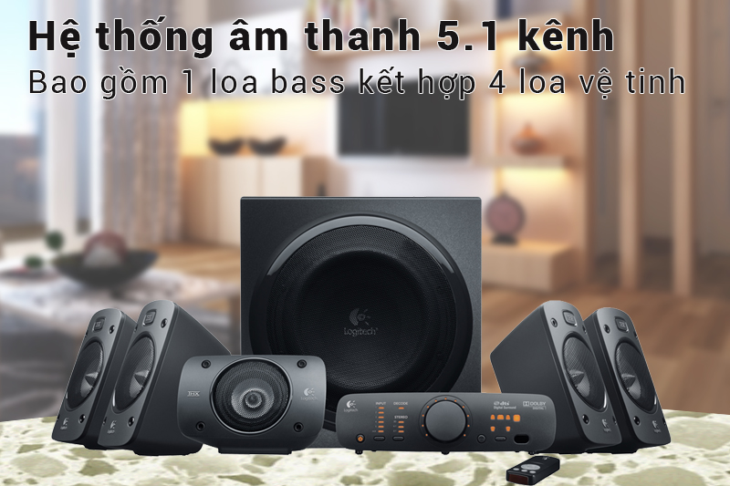 Bộ khuyếch đại âm thanh của Loa Logitech Z906