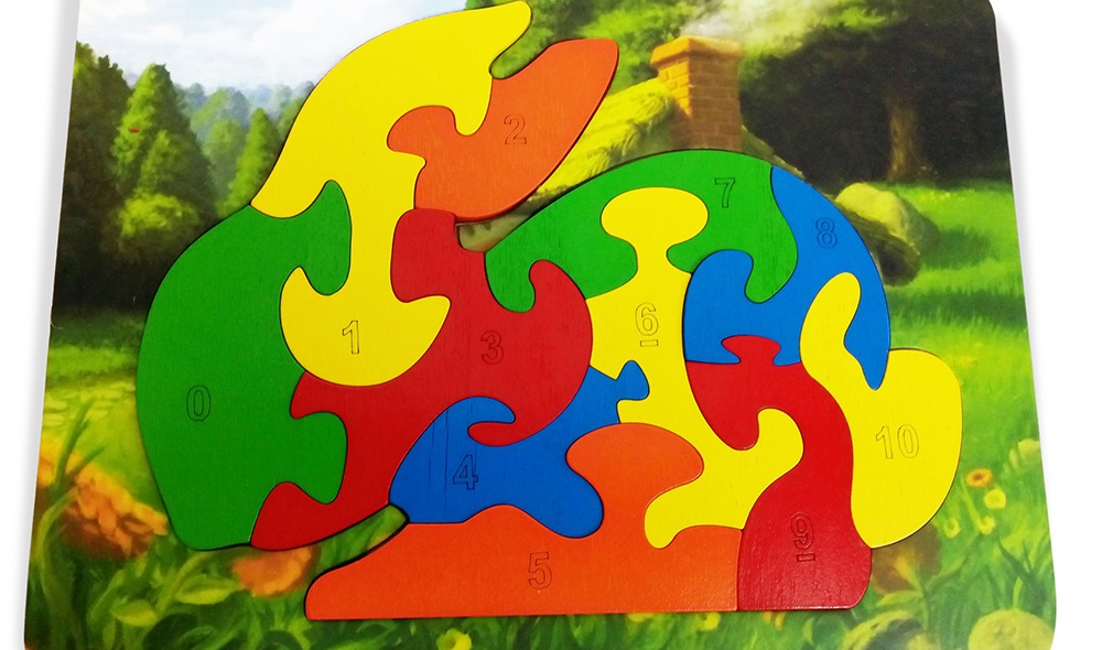 Ghép Hình Puzzle Tottosi - Thỏ 303013 (11 Mảnh Ghép)