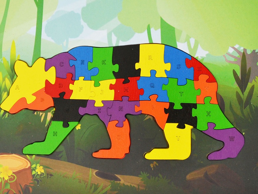 Ghép Hình Puzzle Tottosi - Gấu 303020 (26 Mảnh Ghép)