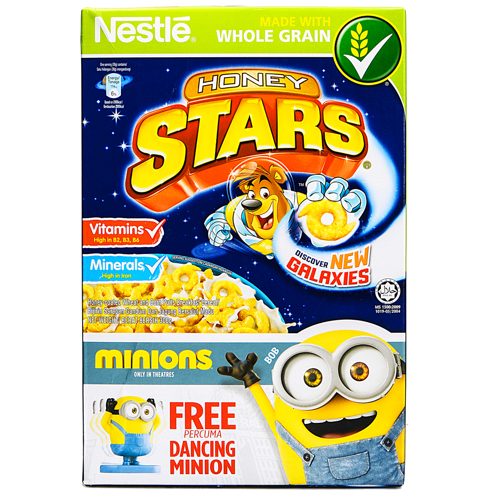 Bánh Ăn Sáng Nestle Honey Stars (300g)