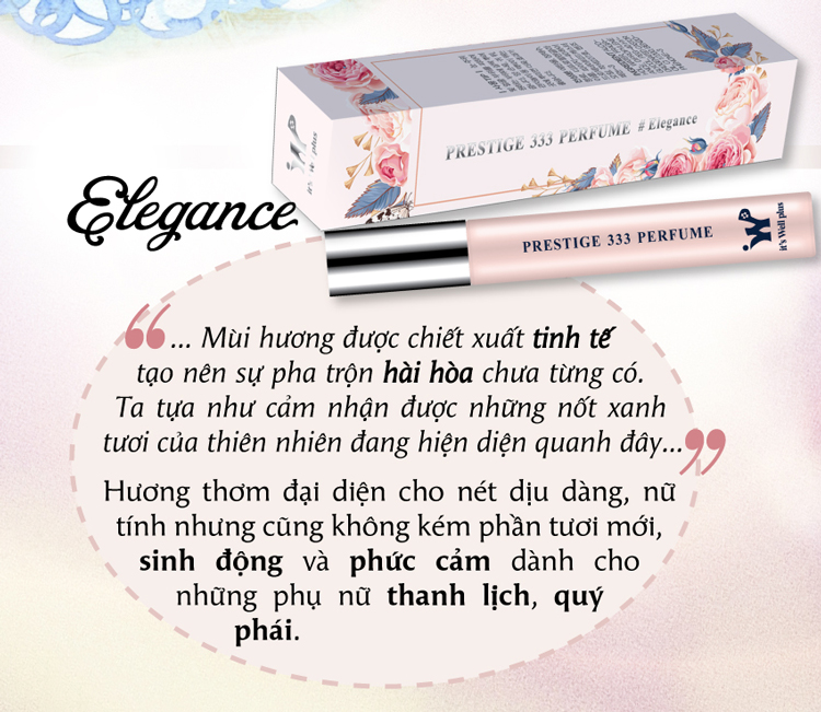 Nước Hoa It's Well Plus Prestige 333 Perfume Elegance PP-E (9ml)