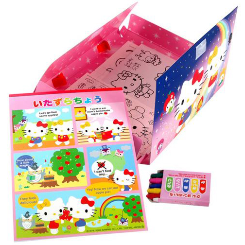 Bộ Tập Tô Hello Kitty KT Drawing Set 