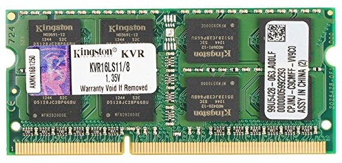RAM Laptop Kingston 2GB DDR3L-1600 SODIMM 1.35V - KVR16LS11S6/2 