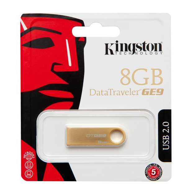 USB Kingston DTSE9 Gold 8GB - USB 2.0