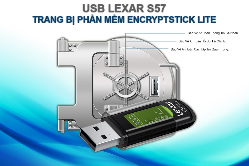 USB Lexar S57 32GB - USB 3.0