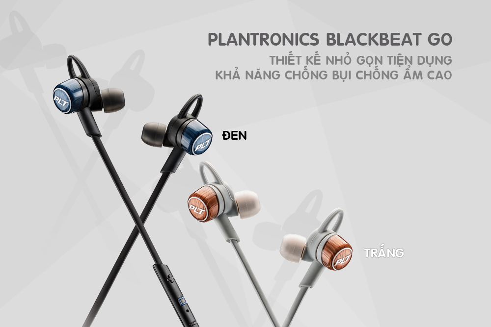 Tai Nghe Bluetooth Plantronics Backbeat Go 3 With Charging Case 