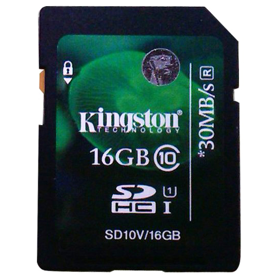Thẻ Nhớ SDHC Kingston 16GB - Class 10