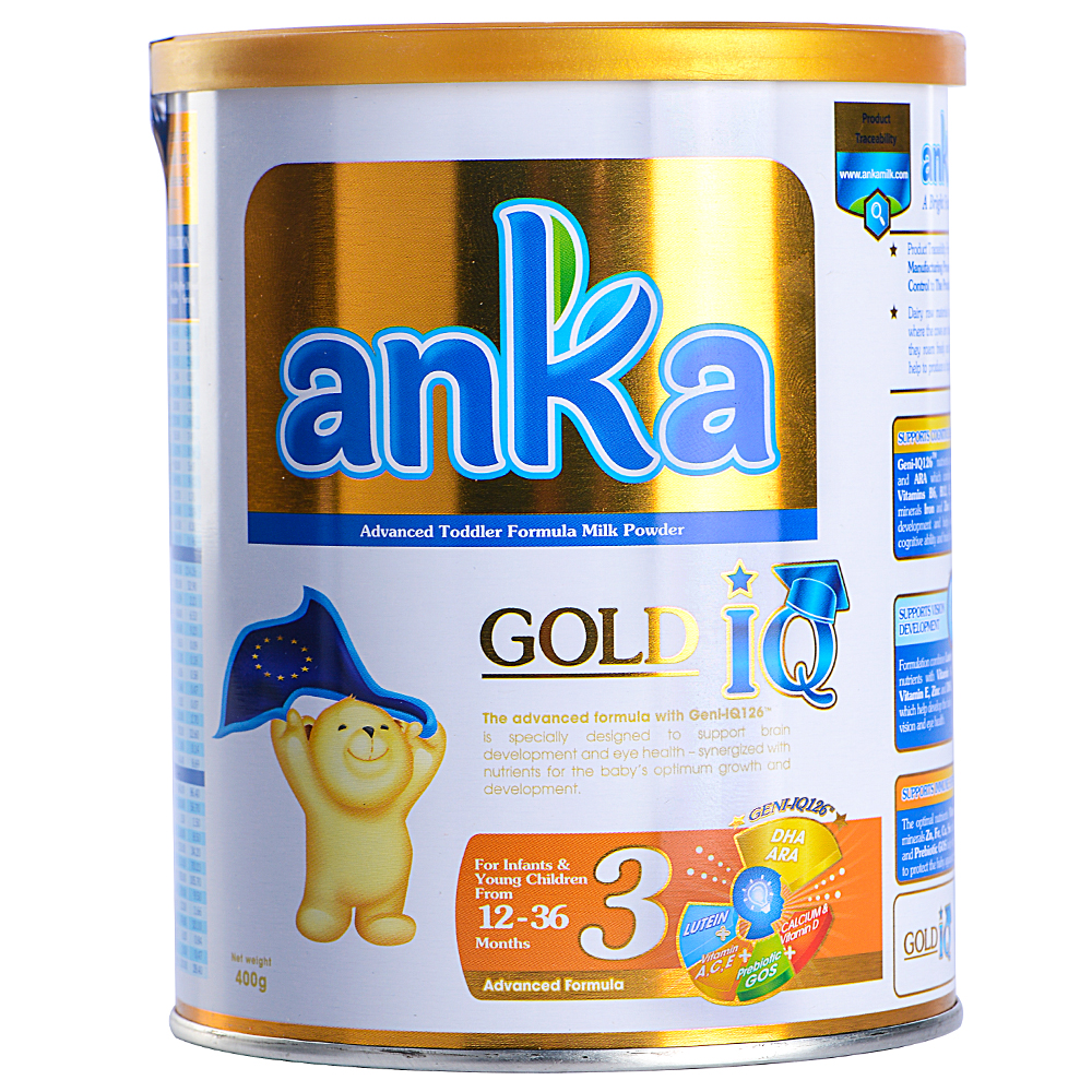 Sữa Anka Gold IQ Step 3 Dành Cho Bé 1 - 3 Tuổi (400g)