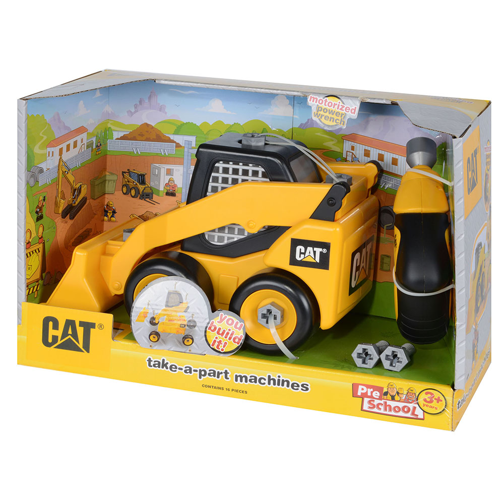 Đồ Chơi Lắp Ráp Toy State CAT - Xe Xúc Nhỏ Và Dụng Cụ Lắp Ráp CAT80234