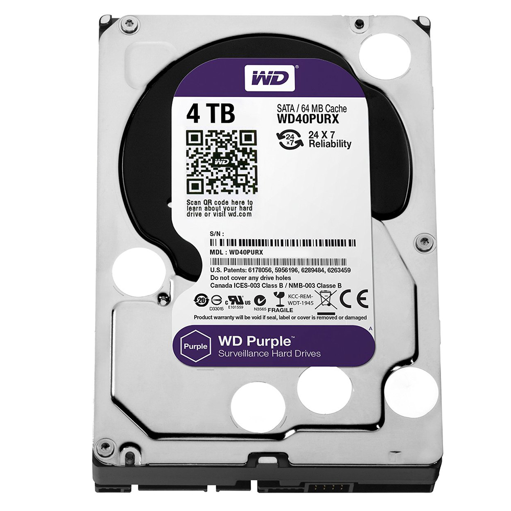 Ổ Cứng Trong PC WD  4TB 3.5" Purple™