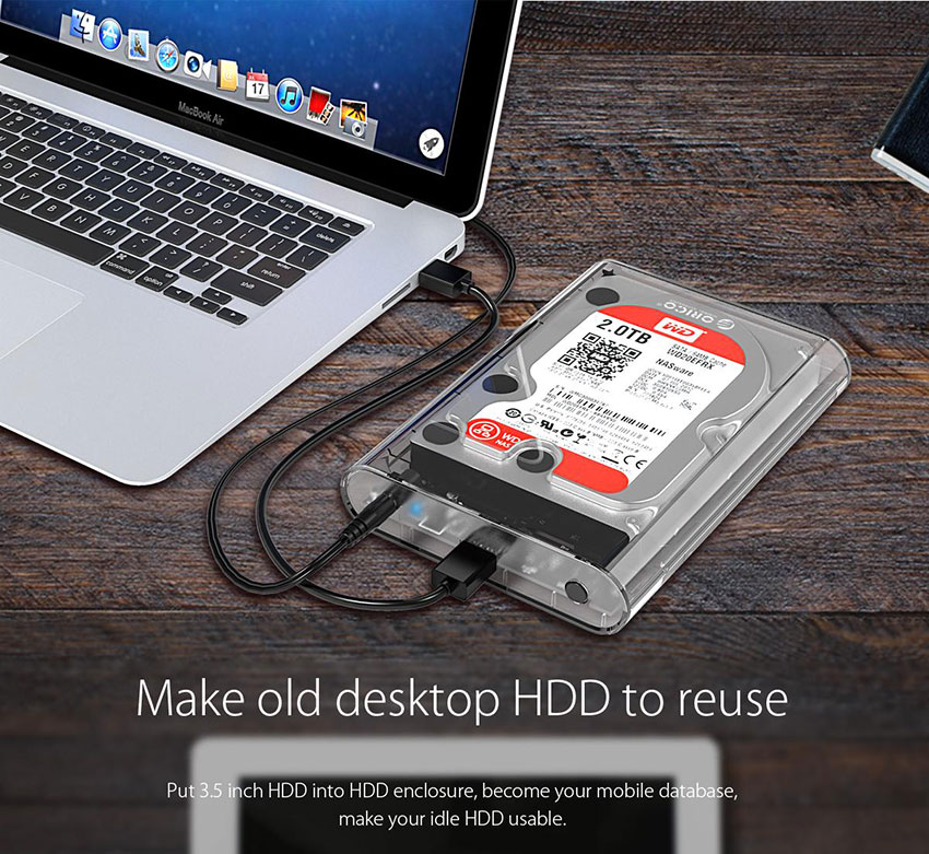 HDD Box 2.5 Inch Orico AD29U3 - Hàng Chính Hãng