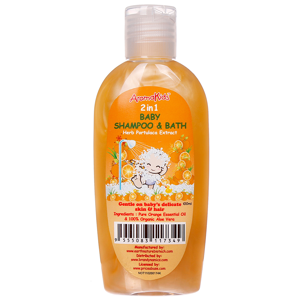 Sữa Tắm Và Gội Aromakids 2 Trong 1 Trẻ Em Aromakids Baby 2 in 1 Shampoo and Bath - 7349 (100ml)