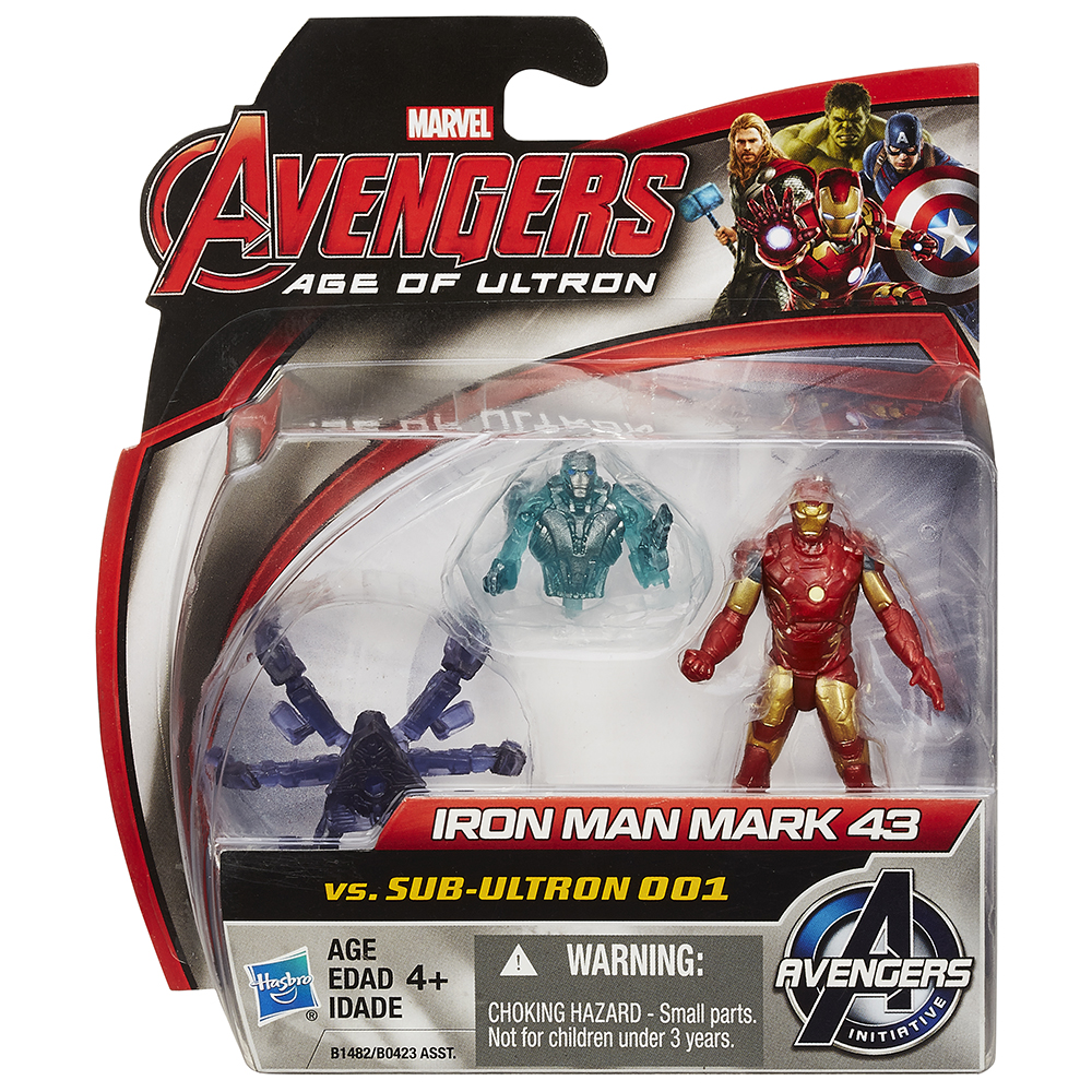 Mô hình Avengers - Iron Man Mark 43 và Sub Ultron 001 B1482/B0423