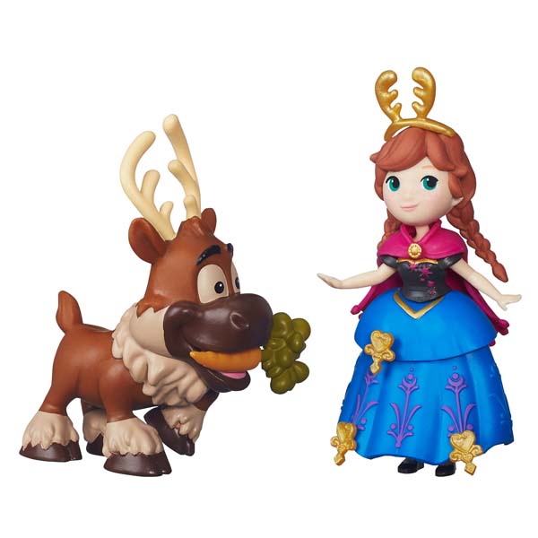 Búp Bê Disney Princess - Công Chúa Anna Và Sven Mini B5187/B5185