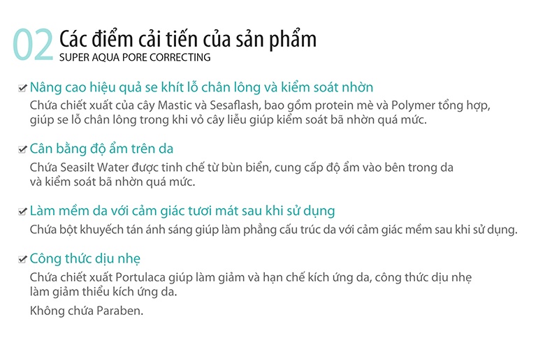 Huyết Thanh Se Khít Lỗ Chân Lông Missha Super Aqua Pore Correcting Refine Serum (40ml)