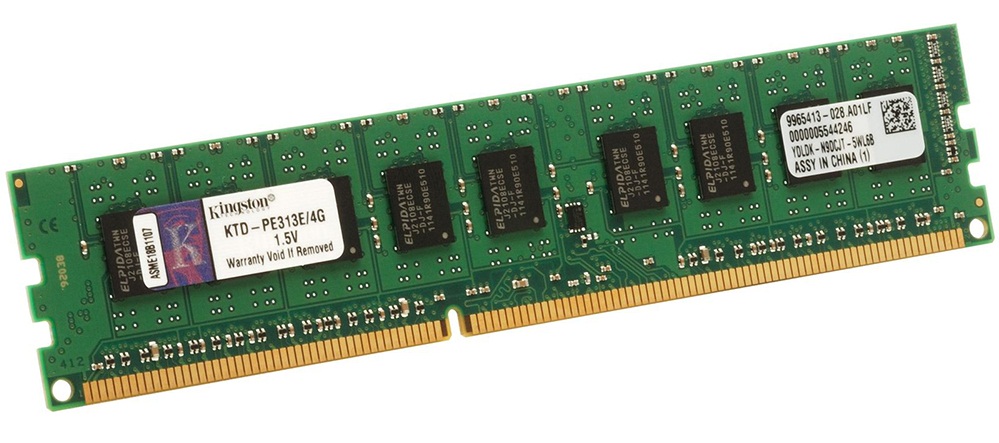 RAM PC Kingston 4GB DDR3-1600 LONG DIMM - KVR16N11S8/4