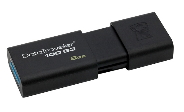 USB Kingstons 3.0 DT100G3 - 8GB