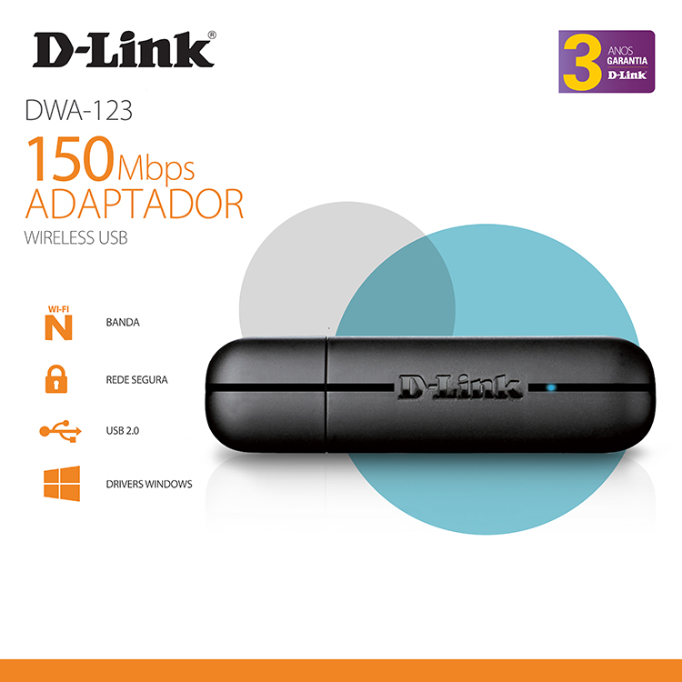 D-Link DWA-123 - Card Mạng Wireless USB
