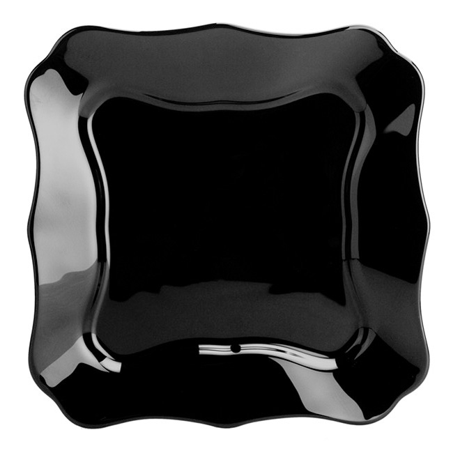 Đĩa Thủy Tinh Luminarc Authentic Black Dessert E4954 - (20.5cm)