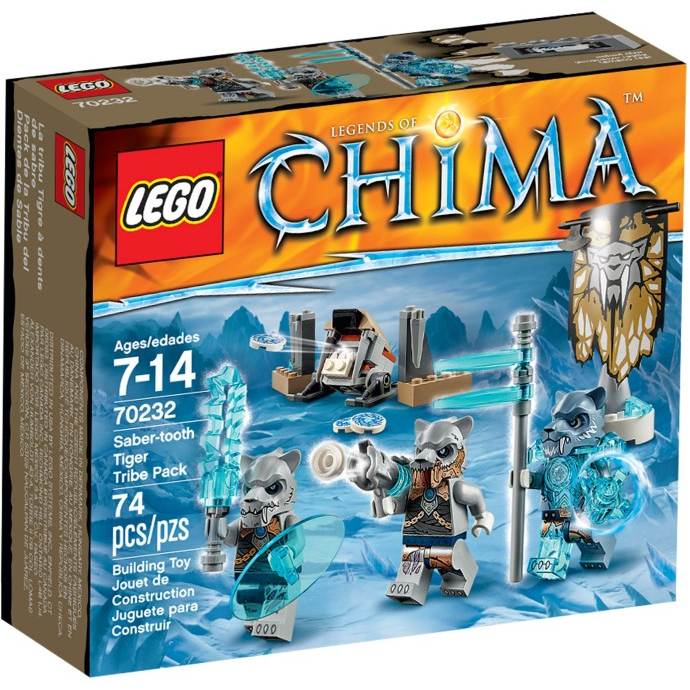 Mô Hình LEGO Legend Of Chima - Bộ Tộc Hổ Nanh Kiếm 70232