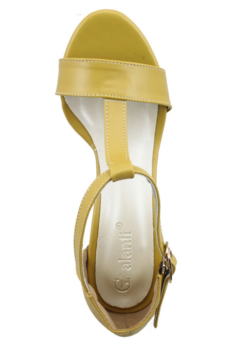 Giày Sandal Cao Gót G Alanti GS15-299-161-V - Vàng