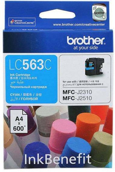 Brother LC-563C Ink Cho MFC-J2310/J2510/J3520/J3720 (Xanh lục)