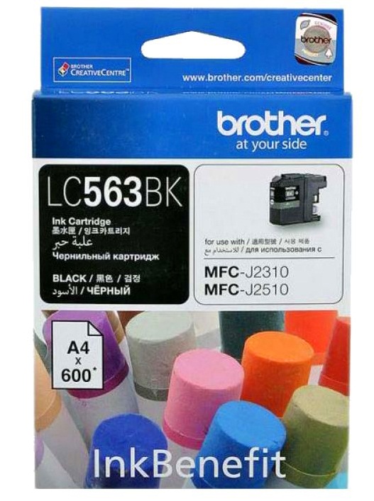 Brother LC-563BK Ink Cho MFC-J2310/J2510/J3520/J3720 (Black)