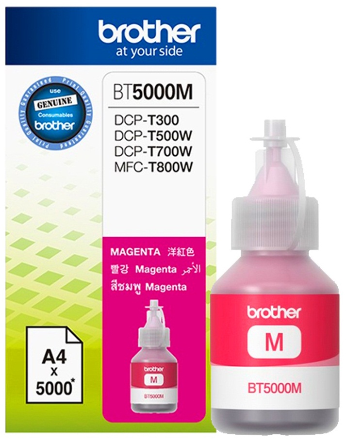 Brother BT5000M Ink Cho DCP-T300/T700W/MFC-T800W (Đỏ)