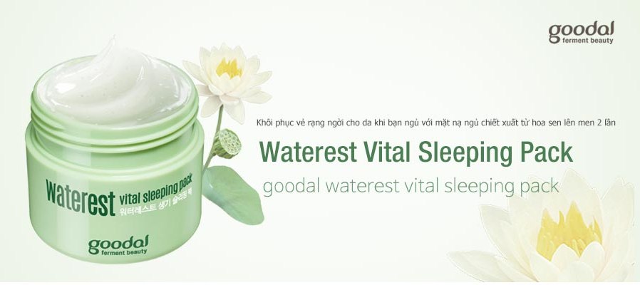 Mặt Nạ Ngủ Goodal Waterest Vital Sleeping Pack (100ml)