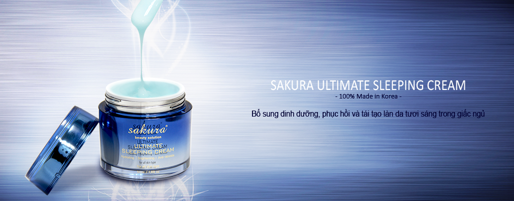 Mặt Nạ Ngủ Sakura Ultimate Sleeping Cream (50g)