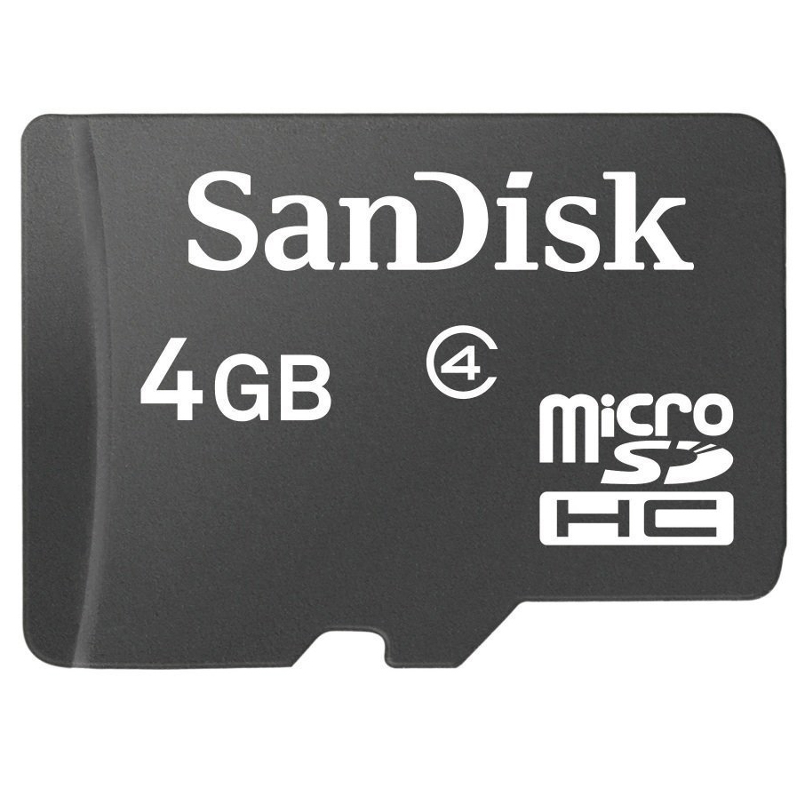 Thẻ Nhớ Micro SD Sandisk 4GB Class 4