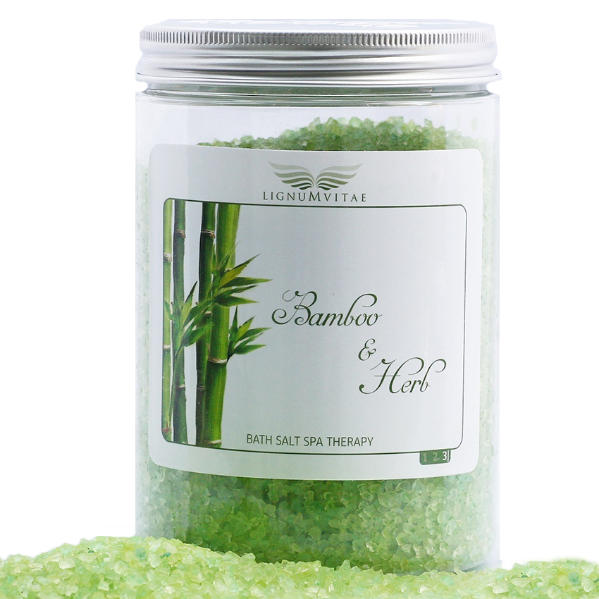 Muối Tắm Khoáng Spa Therapy Tre Thảo Mộc Lignum Vitae Bamboo Herb (1kg) 