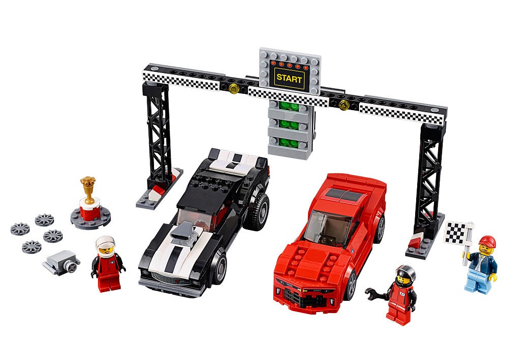 Mô Hình LEGO Speed Champions - Xe Đua Chevrolet Camaro Drag Race 75874