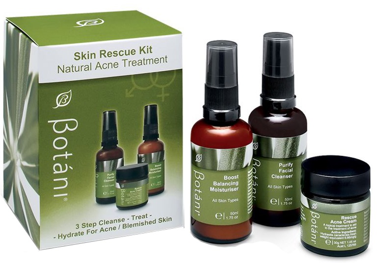 Bộ Chăm Sóc Da Mụn Botani Rescue Skin Kit BPGS102