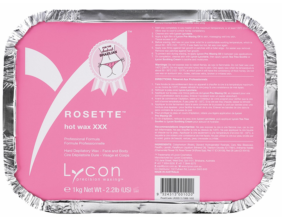 Sáp Cứng Tẩy Lông Hương Hoa Hồng LYCON Rosette Pastel Hot Wax (1kg)