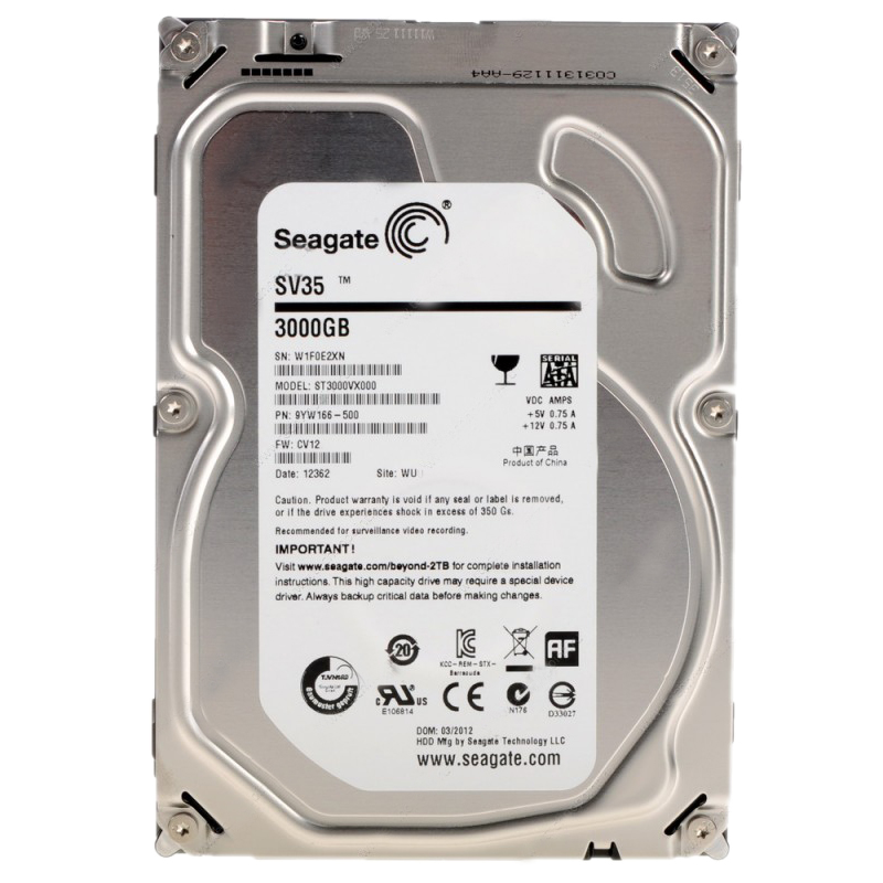 Ổ Cứng Trong Video Seagate  SV35 3TB 7200 Rpm