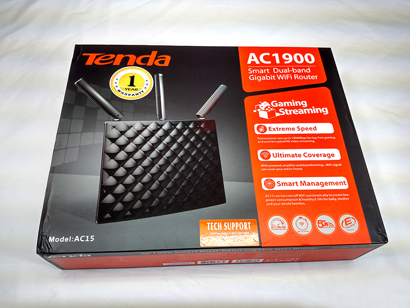 TENDA AC15 – Router Chuẩn AC Không Dây Tốc Độ 1900M