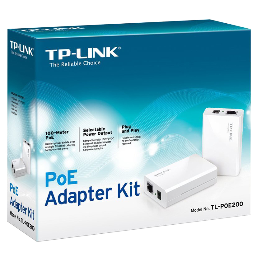 TP-LINK  TL-Poe200 - Bộ Chuyển Đổi Power Over Ethernet (Poe)