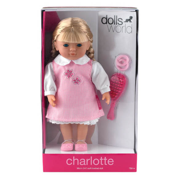Em Bé Charlotte Tóc Bím Dolls World DW8111