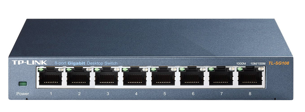 TP Link TL-SG108 - Switch Để Bàn 8 Cổng Gigabit